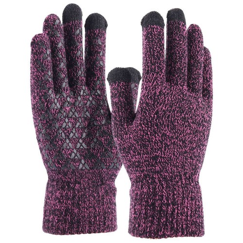 3pcs/2pc Winter Warm Knit Beanie Hat Cap Scarf Touch Screen Ski Gloves Men Women - Picture 38 of 42