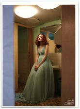 Lupita Nyong'o Iconic Prada Dress Academy Awards Bathroom magazine CLIPPIN photo