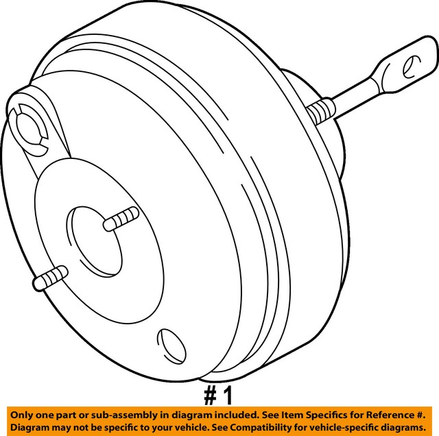 VOLVO OEM 0107 V70Power Brake Booster 31273684 eBay