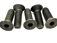 5/8-11 X 2" FLAT HEAD SOCKET CAP SCREWS ALLOY BLACK STEEL - 5 PCS
