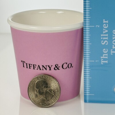 Tiffany & Co Pink Mauve Espresso Paper Cup Everyday Objects Bone