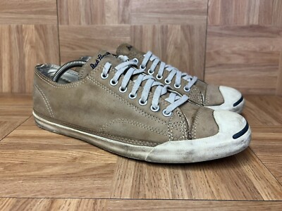 靴 Converse Addict Jack Purcell Leather Converse JACK PURCELL Black Leather SIZE 6.5 Women's~5 Men's EUC