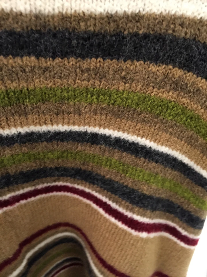 ZARA NEW WOMAN STRIPED PONCHO ONE SIZE: M Ref. 3859/025 - Image 4 of 4