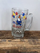 1987 Anheuser-Busch Bud Light Spuds Mackenzie Orig Party Glass Beer Mug 8”