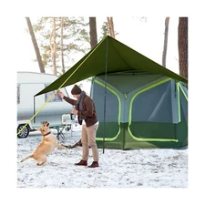 TIMBER RIDGE 4/6/8 Person Instant Pop Up Cabin Tent, Easy 60 Second Setup, We...