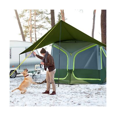 TIMBER RIDGE 4/6/8 Person Instant Pop Up Cabin Tent, Easy 60