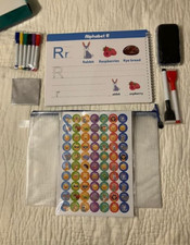 Preschool Handwriting Practice Book - Write on-Wipe Off-Includes Reward Stickers