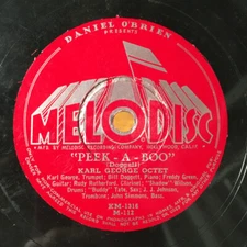 Karl George Octet - Peek-A-Boo / How Am I To Know 1945 Shellac, 10"  M-112 Very 