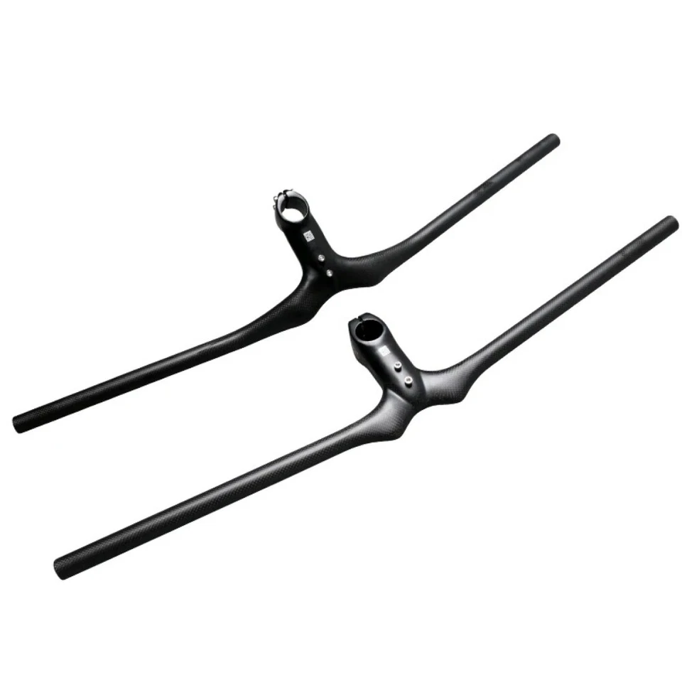 Vástago de manillar de bicicleta de montaña de carbono completo integrado 600-760 * 70-120 mm 28,6 mm  Foto 3 de 4