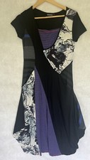 Whispers Stretchy Dress A-Line T-Shirt Dress Size Small Pockets Short Sleeved