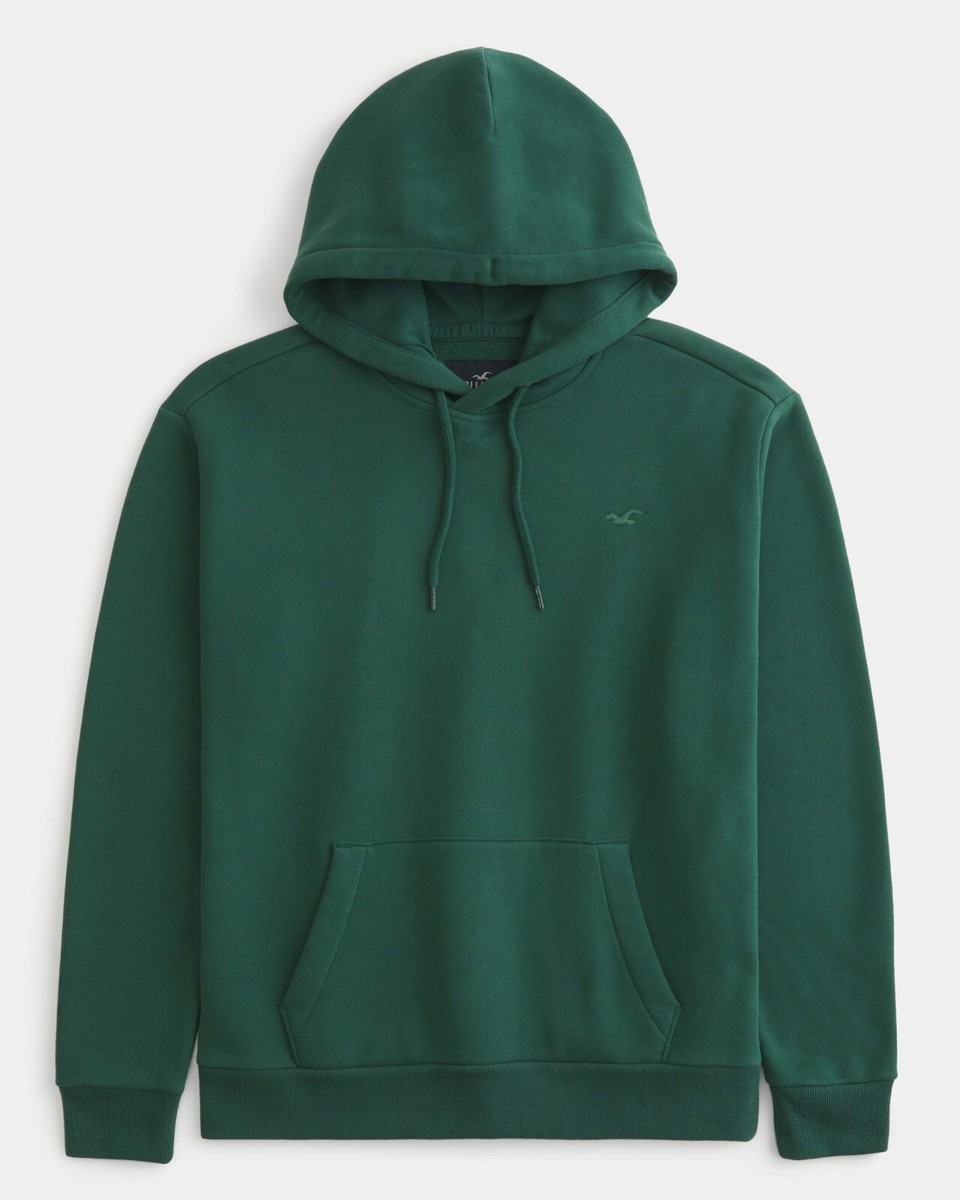 NWT Hollister Men Logo Hoodies Pullover Brown or Green L or XL