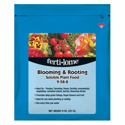 Blooming and Rooting Soluble Plant Food 9-58-8 ( 8 oz. ) For Use on Most Plants 