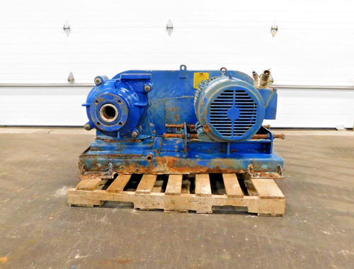 MO-5432, WARMAN 3/2 AH SLURRY PUMP. 30 HP. 3 PH. 60 HZ. 1775 RPM. 460 V.