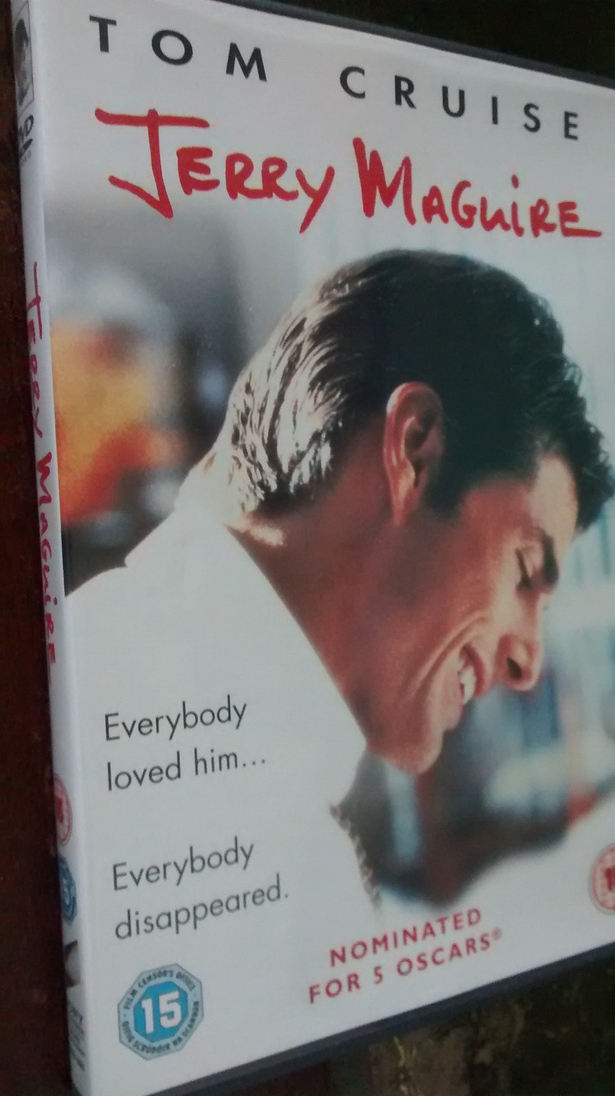 Jerry Maguire DVD Tom Cruise (2008) NO CASE INCLUDED...