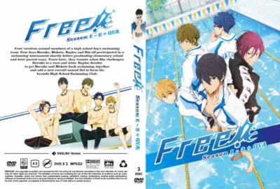DVD ANIME ~ENGLISH VERSION~ Free! Iwatobi Swim Club Season 1-3 +