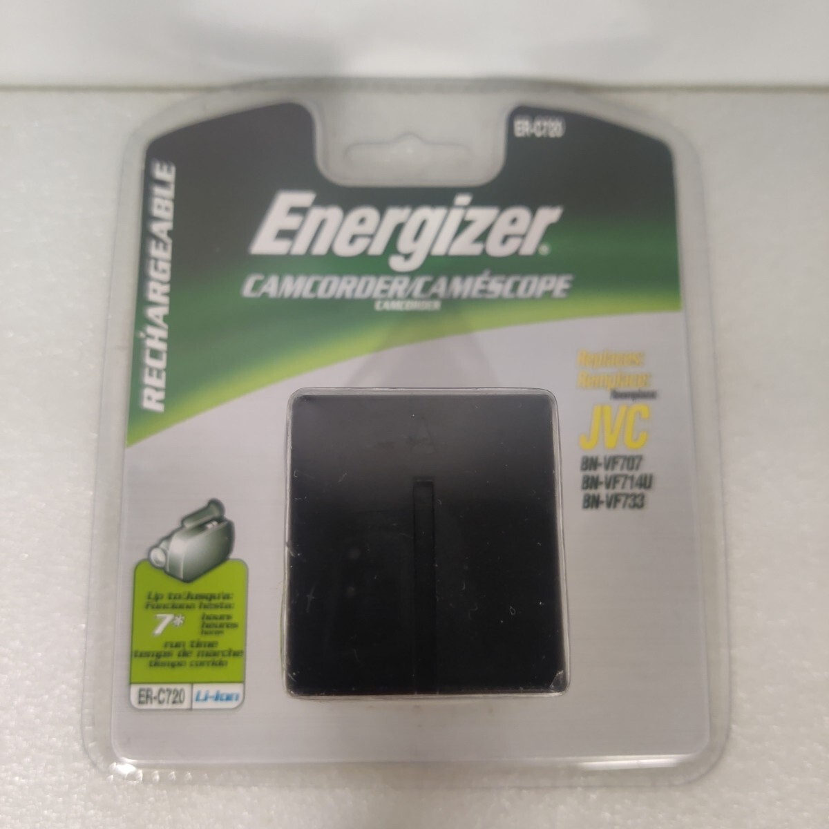 Energizer ER-C720 Camcorder Battery New Sealed OEM-image