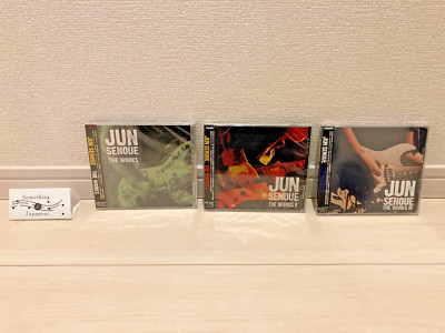JUN SENOUE THE WORKS I II III Set of 3 CDs Sega Music Team Guitarist Crush 40 JP