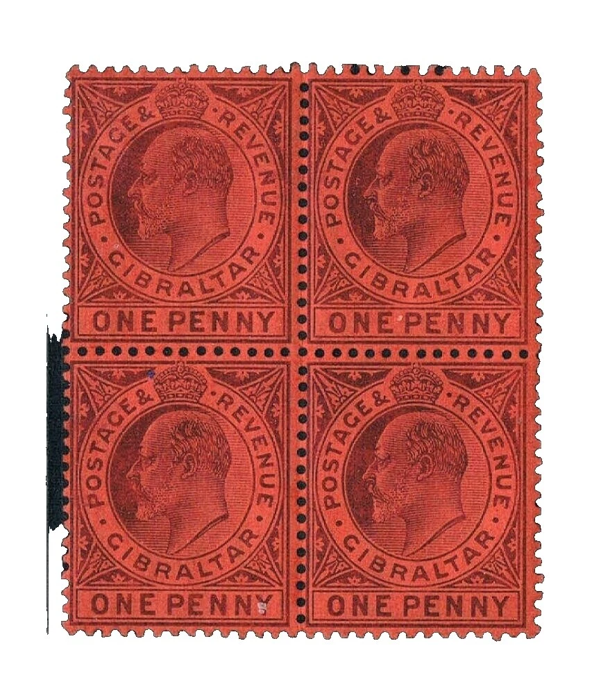 Edward VII (1902-1910) Era Block British Colony & Territory Stamps