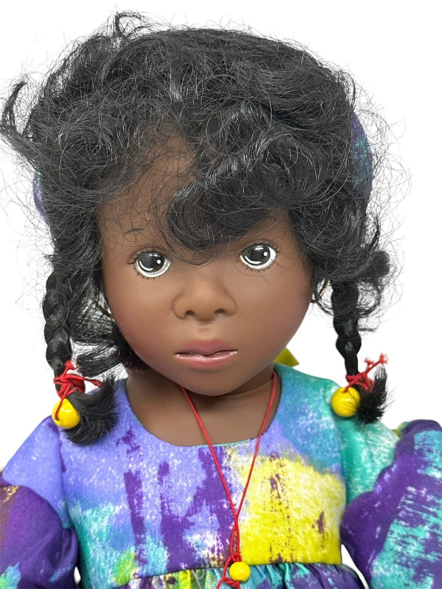 Gotz 1990 African American Doll 20” By Sylvia Natterer Joy 84867