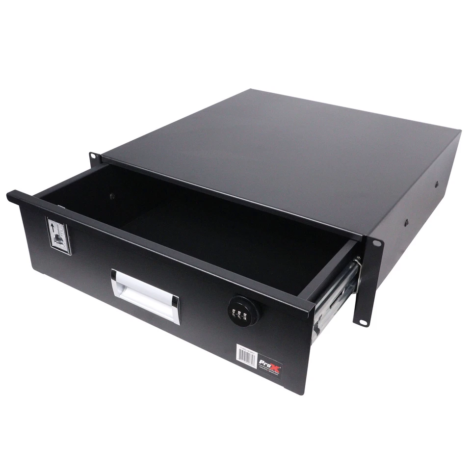 ProX T-3RD-18 Heavy Duty 18" Deep 3U Metal Locking Rackmount Drawer For 19" Rack - Image 4 of 4