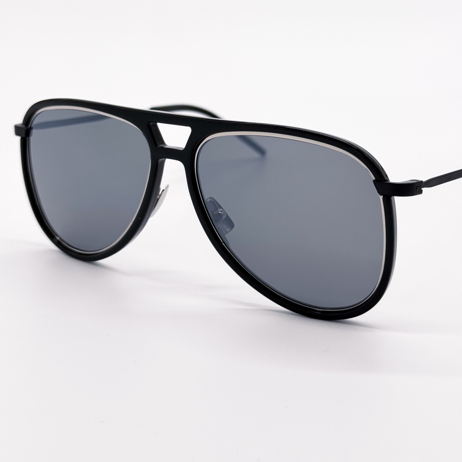 NUOVI OCCHIALI DA SOLE SAINT LAURENT CLASSIC 11 RIM 002 AVIATOR UNISEX NERI