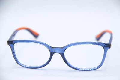 NEW RAY-BAN JUNIOR RB 1586 3775 BLUE ORANGE AUTHENTIC FRAMES EYEGLASSES 49-16