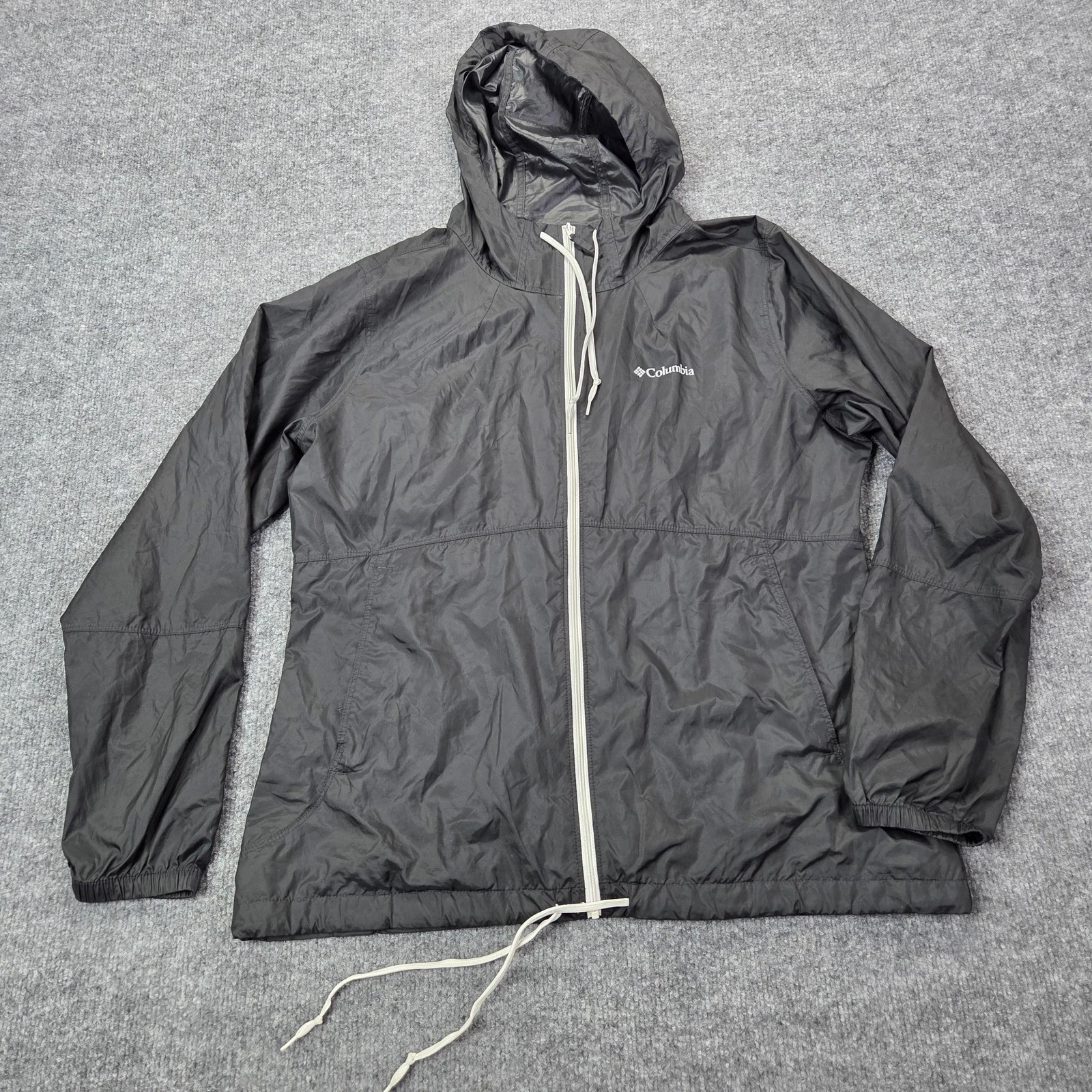 Columbia Jacket Mens Large Hooded Full Zip Windbreaker Lightweight Outdoors
Opens in a new window or