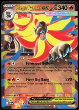 Mega Pyroar ex 015/086 Chaos Rising Rare Pokemon Holo NM/M
