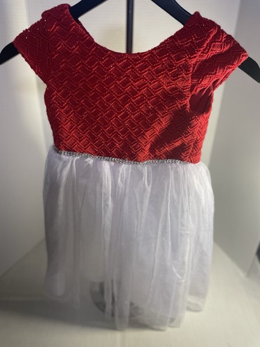 Set Mädchen rot Urlaub Kleid und Mantel - Bild 3 von 10