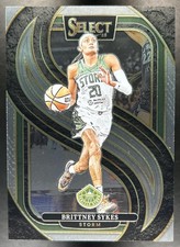 Brittney Sykes 2025 Panini Basketball WNBA Select Premier Level #162 Storm