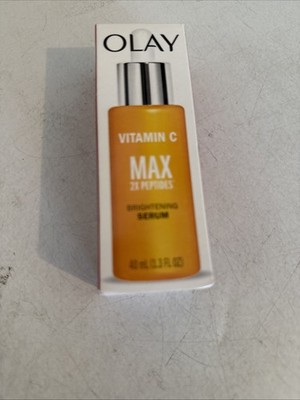 OLAY Vitamin C MAX 2X Peptides Brightening Serum - 1.3 FL OZ (40mL) - New!