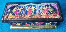 1991 RUSSIAN MUSIC TRINKET BOX ARDLEIGH ELLIOT NUTCRACKER DANCING BALLET DESIGN