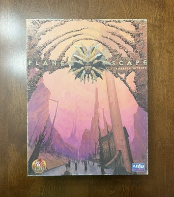 Planescape Campaign Setting AD&D 2nd Edition TSR Box Set. Incomplete