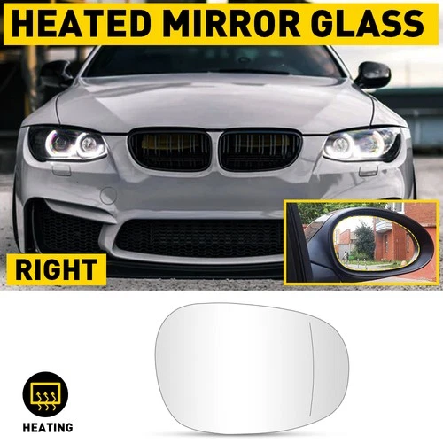 Right Passenger Side Mirror Heated Glass for BMW E82 E90 325i 328i 2009-2013