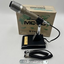 TRIO MC-50 Microfono da appoggio Kenwood Ham Radio con scatola