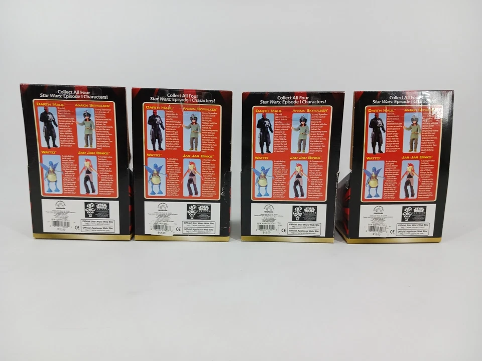 Star Wars Episodio 1 Applause Niños Figura Coleccionable Set de 4 Tarros Darth Maul Jar Foto 3 de 4