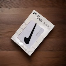 Nike Air Max 90 Card Wallet Slim Minimalist White/Black Icon Swoosh NEW