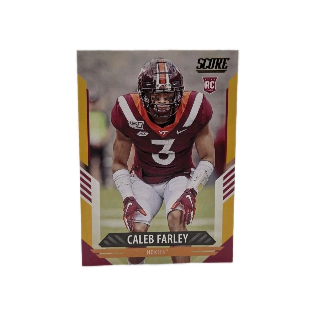2021 Score - Rookies Caleb Farley #341 Gold (RC)