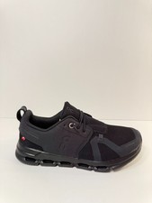 0766 On Cloud Sky, All Black, Youths Running Shoes-US 5