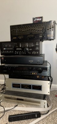 Vintage Audio Bundle - Phase Linear, Carver C-2, Adcom GFA-545 II, Spectro EQ