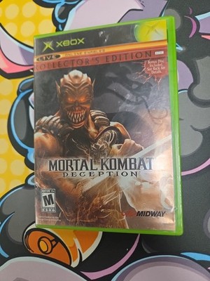 Mortal Kombat Deception Kollectors Edition XBOX Baraka Version *No Manual