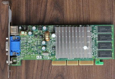 Leadtek WinFast A340 AGP 8x GeForce FX5200 128MB RETRO Grafikkarte VGA TV-Out