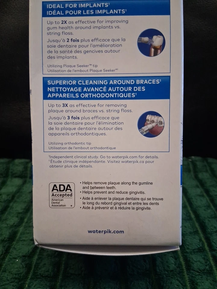 Waterpik Aquarius Hydropulseur Water Flosser - White (WP-560) New - Image 4 of 4