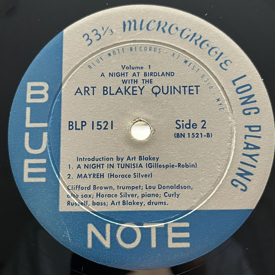 Jazz Art Blakey Quintet - A Night At Birdland, Volume 1 Blue Note - Image 4 of 4
