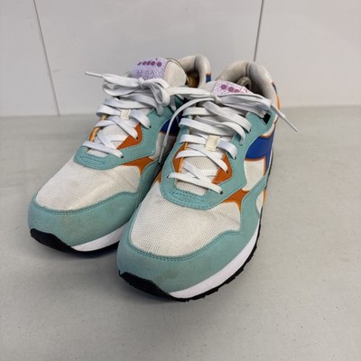 Diadora Men s Size 11.5 N92 C9209 White Blue Green Pink Multi