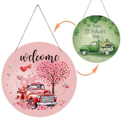 Valentines Day Decorations St Patricks Day Decorations Reversible Valentines 