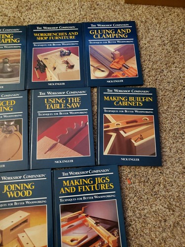 Lot Of 10 HC Workshop Companion Woodworking Manuals Rodale Nick Engler - Foto 3 di 24