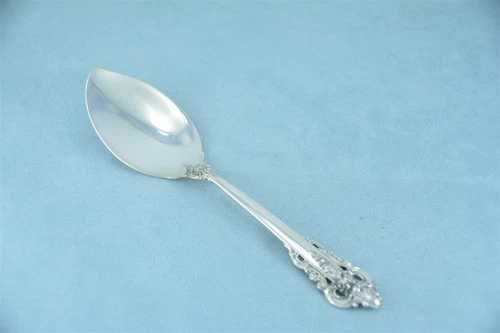 Wallace Grande Baroque Sterling Silver 6-3/4" Jelly Server Spoon No Monogram