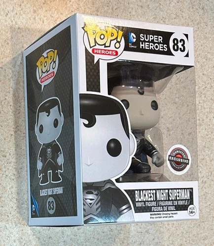 FUNKO POP VINYL 83 -- DC Comics Blackest Night Superman -- Gamestop Exclusive