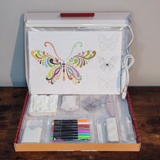 Neon Drawing Board 13x10 Light  Up LED Tablet   13 Lighting Modes   Kids Art Toy